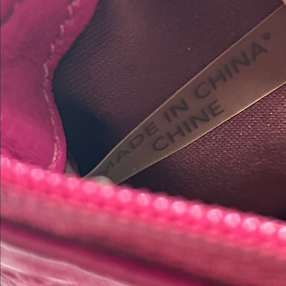 Coach Fuchsia Pink Leather Detachable Strap Crossbody Bag Purse 🌸🌸 - Picture 8 of 9